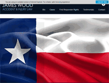 Tablet Screenshot of jwoodlegal.com